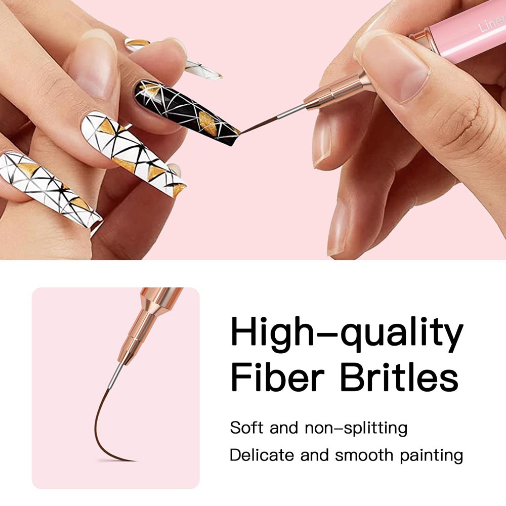 Ultra Fine Nail Art Liner Brus - огляд і ціна Detailing Brush Set