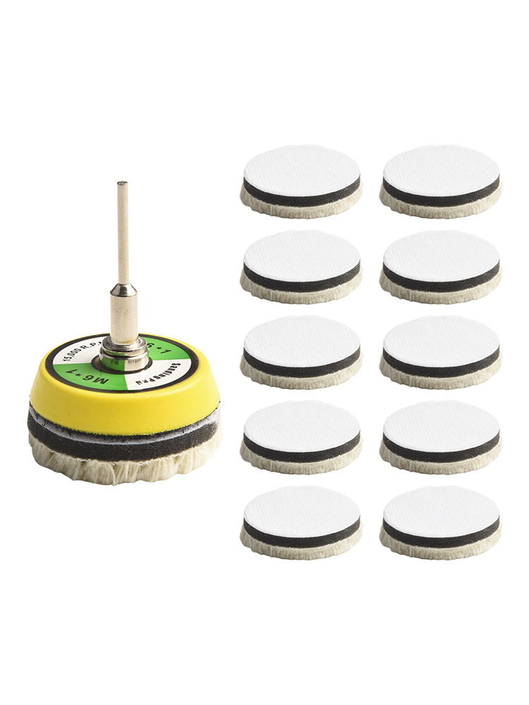 Buffing Pads Wool Polishing Pa - огляд і ціна Polish Pad Set Buffer